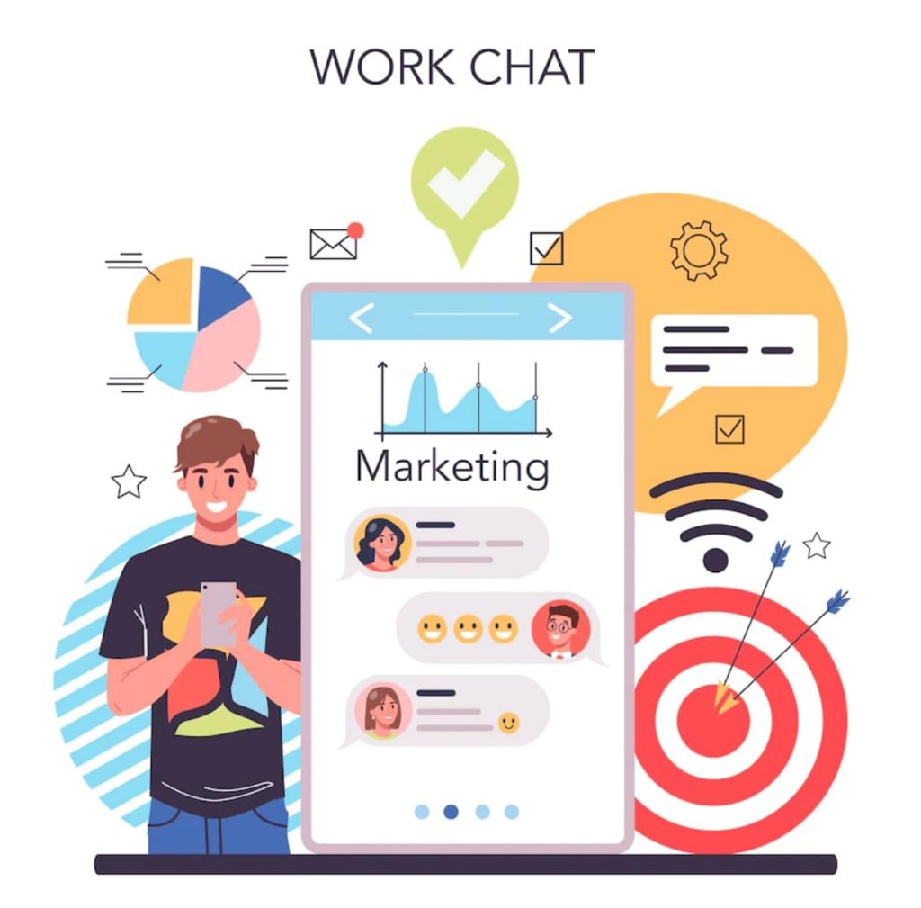 Image of Start using Work Chat to working from home